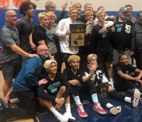 Sultana wrestlers following CIF championship. 