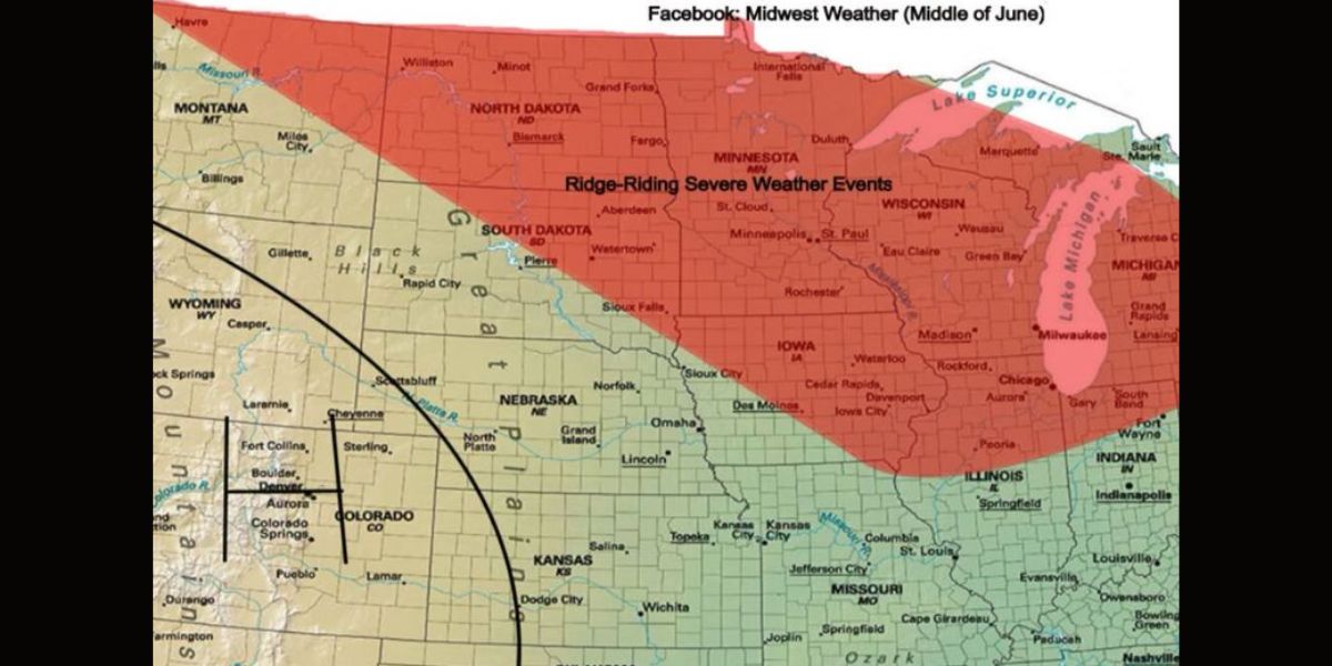 This Dangerous Weather Pattern Is About to Target Millions From the Dakotas to the Great Lakes — And It Could Last All Week